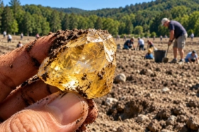ABD'deki Crater of Diamonds Parkında Ziyaretçiler Tarafından Değerli Elmaslar Bulunuyor