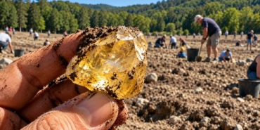 ABD'deki Crater of Diamonds Parkında Ziyaretçiler Tarafından Değerli Elmaslar Bulunuyor