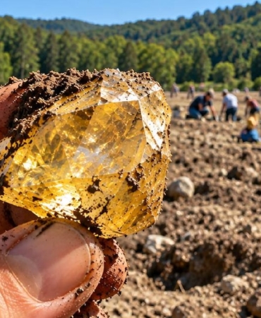 ABD'deki Crater of Diamonds Parkında Ziyaretçiler Tarafından Değerli Elmaslar Bulunuyor
