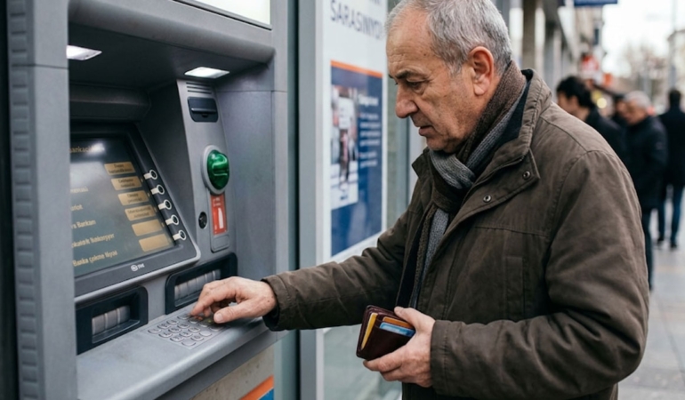 ATM'lerden Emekli Maaşı Çeken Vatandaşlar İçin Güncel Güvenlik ve Limit Uyarıları
